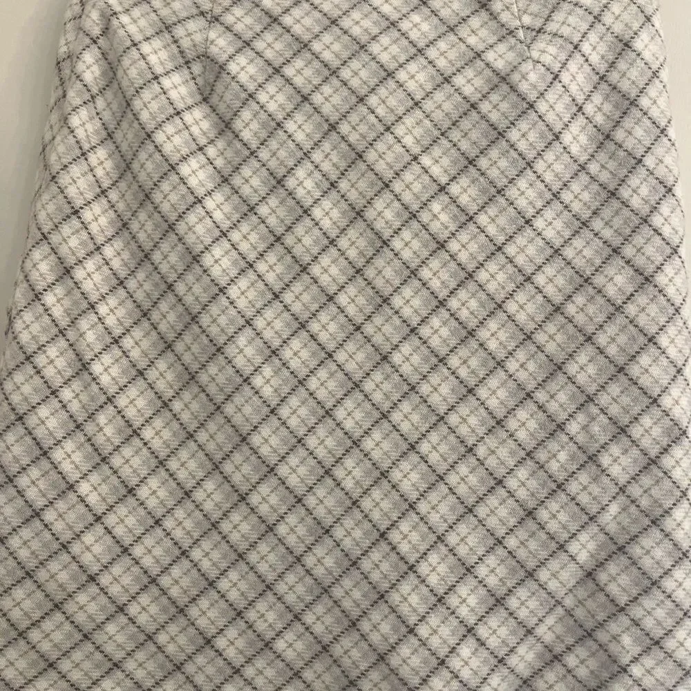 Cream A-Line Skirt